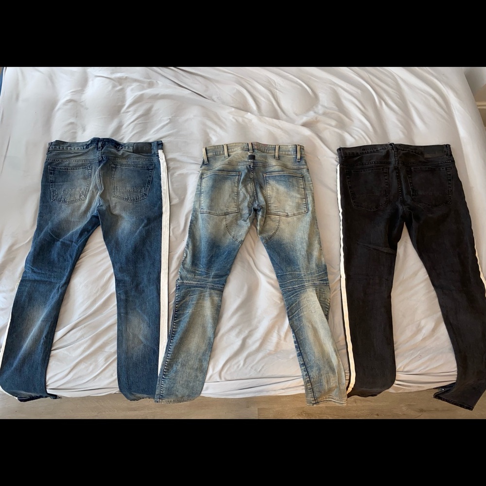 MEN'S SKINNY/SLIM-FIT JEANS (Size 34) - Picture 2 of 5